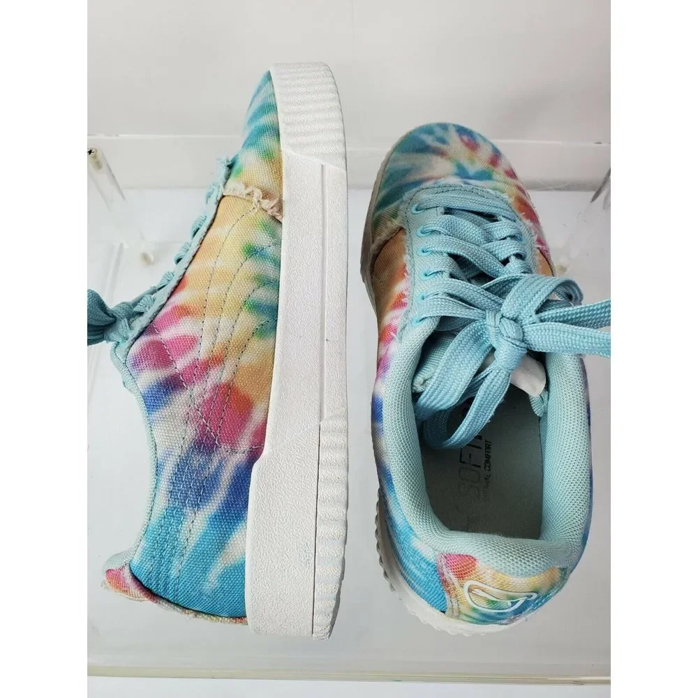 Puma Carina Summer Cat Tie Dye Sneaker Kids‎ Size 6C/Women's 7.5